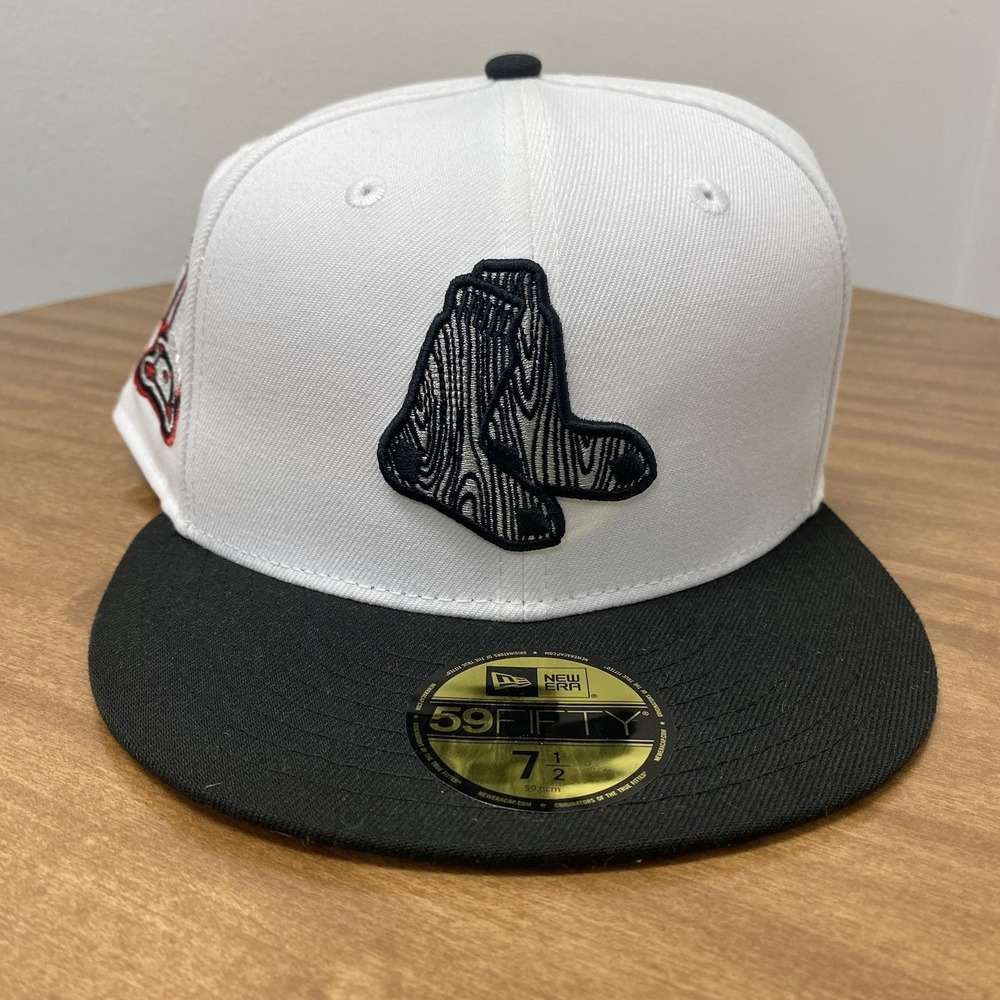 New Era 59Fifty Boston Red Sox Hat Cap 7 1/2 White Fitted 1999 MLB ASG Exclusive